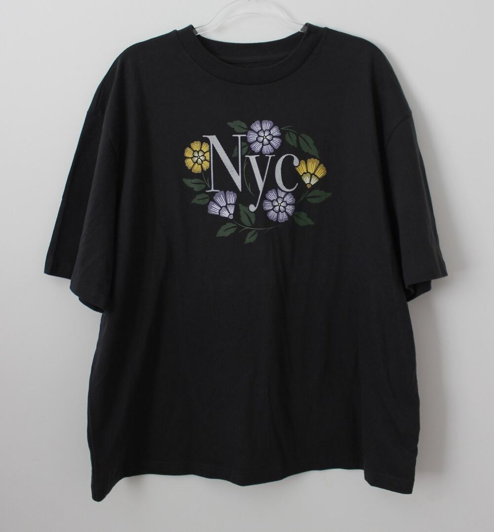 Old Navy Mens Heavyweight Graphic Cropped T-Shirt Panther Size L NWT